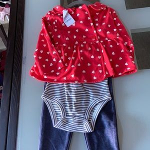 Carter’s new with tags jacket and pant outfit